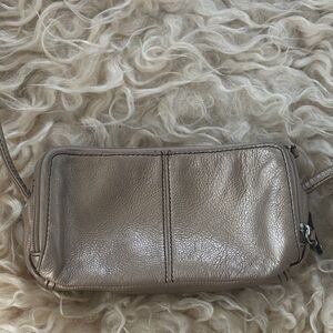 Tignanello gold metallic purse